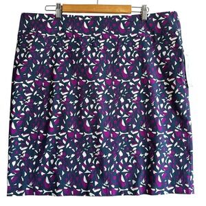Margaret M Pencil Skirt Abstract Print Career Casual Knee Length Skirt 2X‎ NWT